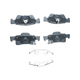 MMOMOTORSPORT Rear Ceramic Disc Brake Pads Set For Dodge Durango Jeep Grand Cherokee D1498