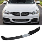 For 2014-2020 BMW 4 Series F32 F33 F36 M Sport Front Bumper Lip Splitter Carbon Fibre Look