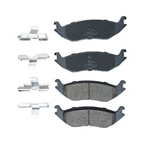 MMOMOTORSPORT Rear Ceramic Brake Pad Kit for Dodge Durango Chrysler Aspen 2005-2023 Ram 1500