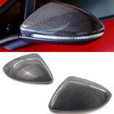 MMO For Golf 7 Mk7 7.5 Gtd R L E-Golf Rearview Side Wing Mirror Cover Carbon Fibre