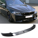 For BMW 5 Series 2011-2016 F10 M Sport One Piece Front Bumper Lip Splitters