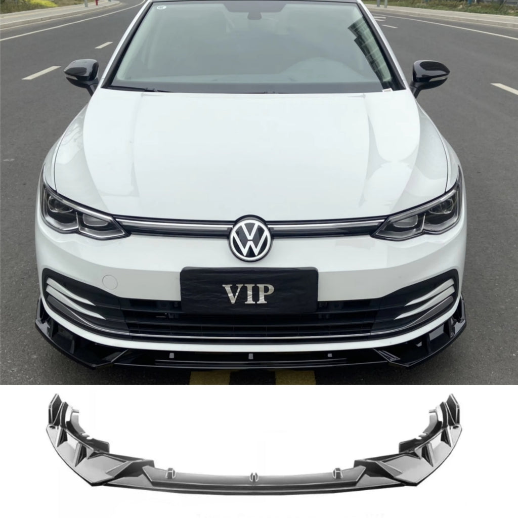 MMO For 2020-2024 VW Golf MK8 GTI GTD R Line Front Bumper Lip Splitter ...