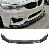 Front Lip for BMW F80 M3 F82 F83 M4 2015-2020 V Style Carbon Fibre Front Bumper Lip Splitter