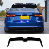 Audi A3 S3 RS3 8V Oettinger Style Rear Boot Roof Spoiler 5 Door 2013-2020 Gloss Black