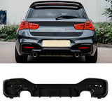 Rear Diffuser for BMW 1 Series F20 F21 M Sport M135 M140 2015-2019 Rear Bumper Lip Gloss Black