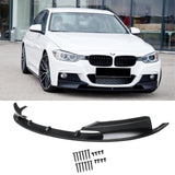 Front Lip For BMW F30 3-Series 2012-2018 M Sport Front Bumper Lip Splitter Matte Black