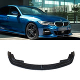 Für 2019-2023 BMW 3er G20 G21 G28 M Sport Frontstoßstangenlippensplitter mit Eckstücken