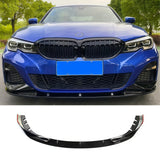 Front Bumper Lip For 2019-2023 BMW G20 G28 3-Series M Sport 2 PCS Front Splitter