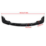 For 2019-2023 BMW 3 Series G20 G28 M Sport Front Bumper Lip Gloss Black