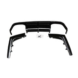 For 2015-2020 BMW F80 M3 F82 M4 F83 3PCs Rear Diffuser V Style Rear Bumper Lip Gloss Black