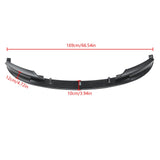 Front Lip For BMW F30 3-Series 2012-2018 M Sport Front Bumper Lip Splitter Matte Black