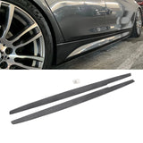 Side Skirts For 2012-2019 BMW 3 Series F30 M Sport Extension Panel Splitter Carbon Fibre Look