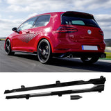 2013 2014 2015 2016 2017 2018 2019 2020 VW Golf7 Golf7.5 Mk7 MK7.5 GTI R Side Skirts TCR Style Side trims