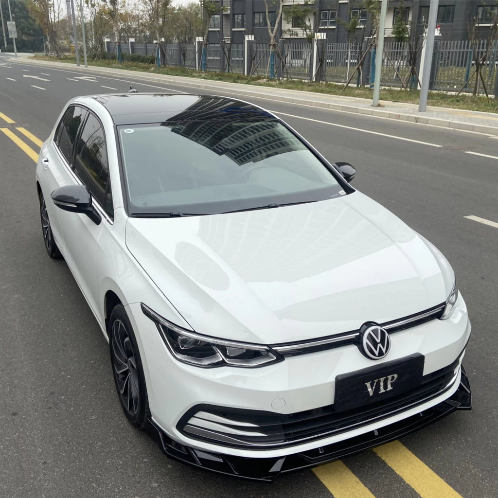 MMO For 2020-2024 VW Golf MK8 GTI GTD R Line Front Bumper Lip Splitter ...