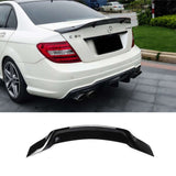 Rear Spoiler For 2008-2014 Mercedes Benz W204 C250 C300 AMG Sedan VS Style Trunk Wing