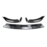 Front Lip For 20-23 Mercedes-Benz GLE53 AMG GLE350 Class Front Bumper Splitter Carbon Fibre Look