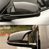 FOR 2020-24 TOYOTA SUPRA A90 M STYLE CARBON FIBER REPLACEMENT MIRROR COVERS CAPS