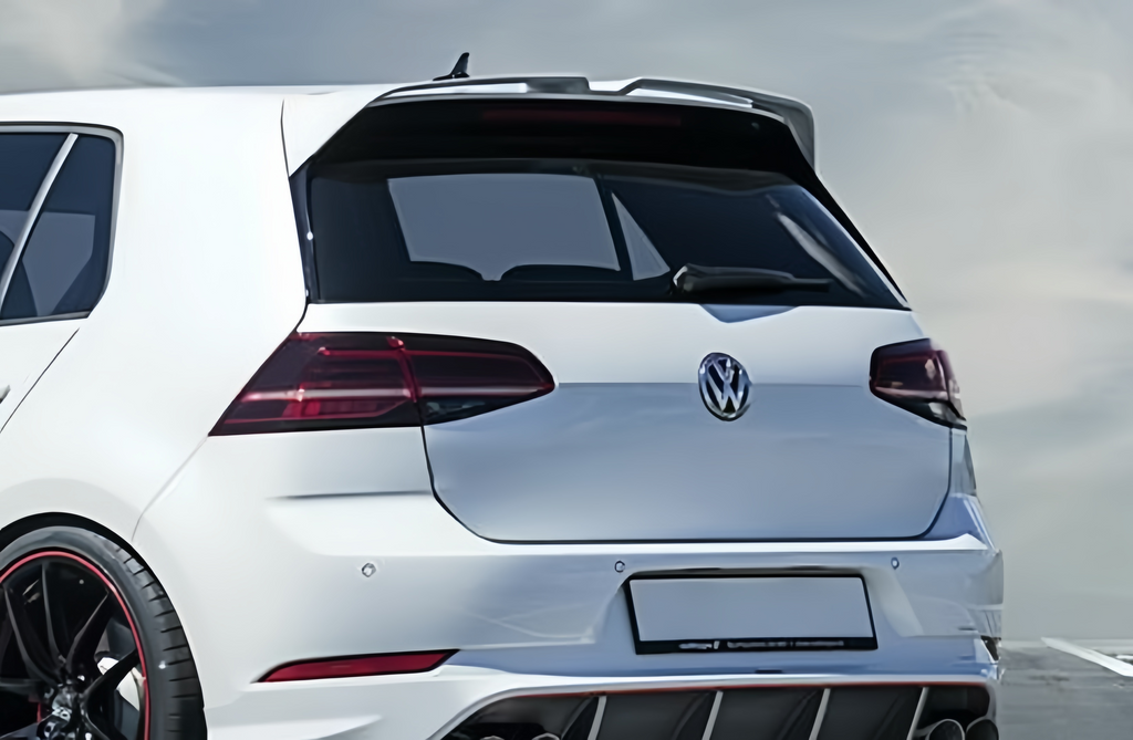 MMO Rear Roof Spoiler Wing Fit for VW Golf R GTD GTE GTI MK7 MK7.5 201 ...