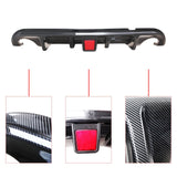 MMO For 2014-2017 Infiniti Q50 Rear Diffuser ABS Painted Lower Valance