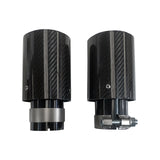 Carbon Fibre Exhaust Tips For BMW M Performance Pipes Tail Pipes Tips A Pair