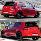 2013 2014 2015 2016 2017 2018 2019 2020 VW Golf7 Golf7.5 Mk7 MK7.5 GTI R Side Skirts TCR Style Side trims