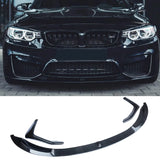 For 2015-2020 BMW F80 M3 F82 F83 M4 Performance Front Bumper Lip Splitter Carbon Fibre Look