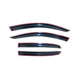MMO For 2016-2021 Honda Civic 10th Gen Hatchback Window Visor Rain Guards – Tinted Deflectors for Enhanced Comfort