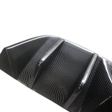 Rear Diffuser For 15-17 Ford Mustang HN Style Rear Bumper Lip Carbon Fibre Look