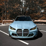 Front Bumper Grille For BMW G80 M3 G82 G83 M4 2021-2025 CSL Style Carbon Fibre Look