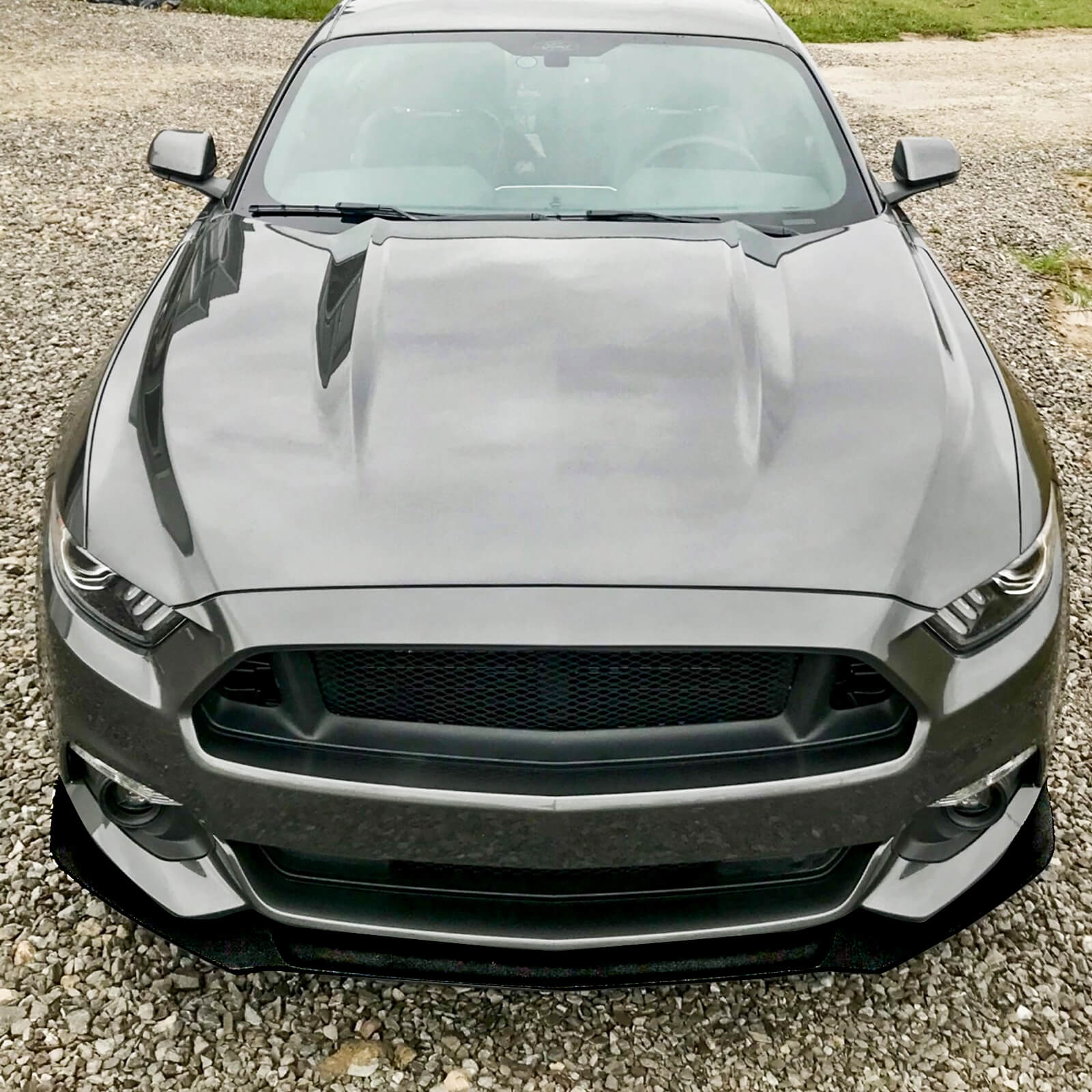 MMOMOTORSPORT Front Lip For 2015-2017 Ford Mustang Coupe