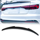 For 17-23 Audi A4 S4 B9 Rear Spoiler M4 Look ABS