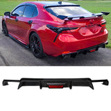 For 18-22 8th Toyota Camry SE XSE Rear Diffuser Gloss Black