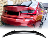 MMOMOTORSPORT Rear Spoiler For 19-24 BMW 3-Series G20 G80 M3 330i M340i Gloss Black