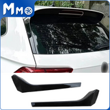 MMO Window Spoiler Wing Cover For 17-23 VW Tiguan MK2 R Line Pair Rear Window Side Wing Spoiler Glossy Black