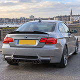 MMO Rear Trunk Lid Spoiler Wing Fit for BMW 3 Series E92 2005-2013 Painted Gloss Black One Piece M4 Style