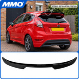 MMO Rear Roof Spoiler Wing Fit for Ford Fiesta ST-Line MK7 MK7.5 2008-2017 Painted Gloss Black ABS One Piece Sport Style Without Logo