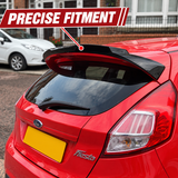 MMO Rear Roof Spoiler Wing Fit for Ford Fiesta ST-Line MK7 MK7.5 2008-2017 Painted Gloss Black ABS One Piece Sport Style Without Logo