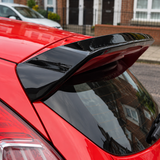 MMO Rear Roof Spoiler Wing Fit for Ford Fiesta ST-Line MK7 MK7.5 2008-2017 Painted Gloss Black ABS One Piece Sport Style Without Logo