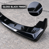 MMO Front Bumper Lip Splitter Kit Fit for VW Golf MK6 TSI TDI 2009-2013 Gloss Black ABS 3 Piece Sport Style Without Logo