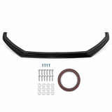 MMO Front Bumper Lip Splitter Kit Fit for VW Polo MK5 6R 6C 2009-2017 Gloss Black ABS Plastic