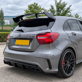 MMO Rear Roof Spoiler Wing Fit for Mercedes-Benz A-Class W176 2013-2018 Gloss Black ABS A45 AMG Style Without Logo