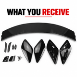 MMO Rear Roof Spoiler Wing Fit for Mercedes-Benz A-Class W176 2013-2018 Gloss Black ABS A45 AMG Style Without Logo