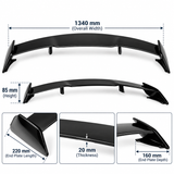MMO Rear Roof Spoiler Wing Fit for Mercedes-Benz A-Class W176 2013-2018 Gloss Black ABS A45 AMG Style Without Logo