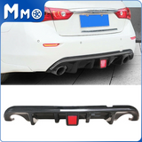 MMO For 2014-2017 Infiniti Q50 Rear Diffuser ABS Painted Lower Valance