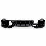 MMO Rear Bumper Diffuser Lip Fit for BMW 1 Series F20 F21 LCI 2015-2019 M Sport Gloss Black ABS Sport Style