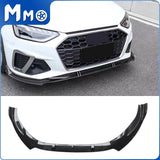 MMO Front Lip For 2020-2024 Audi A4 S4 Lower Bumper Splitter