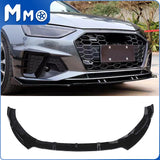 MMO Front Lip For 2020-2024 Audi A4 S4 Lower Bumper Splitter