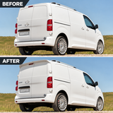 MMO Rear Twin Door Spoiler Wing Fit for Vauxhall Vivaro 2019 Onwards Primed PU Two Piece Sport Style