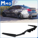 MMO V Style Rear Diffuser With Corner Aprons For 2015-2020 BMW F80 M3 F82 M4 F83