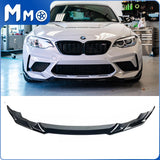 MMO Front Lip For 2015+ BMW 2 Series F87 M2 CS Style Front Bumper Splitter Lip